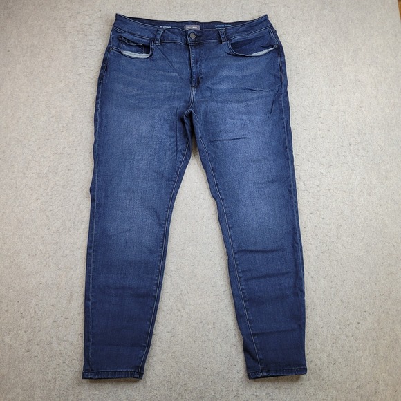 DL 1961 Jeans Womens 18W DL Ultimate Florence Skinny High Rise Instasculpt Dark - Picture 1 of 13